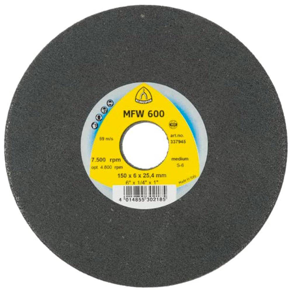 Hochleistungs-Vliesscheibe MFW 600 - für Stahl, Edelstahl, NE-Metalle - Ø 125 mm - Bohrung 22 mm - Coarse - VE 5 Stk. - Preis per VE