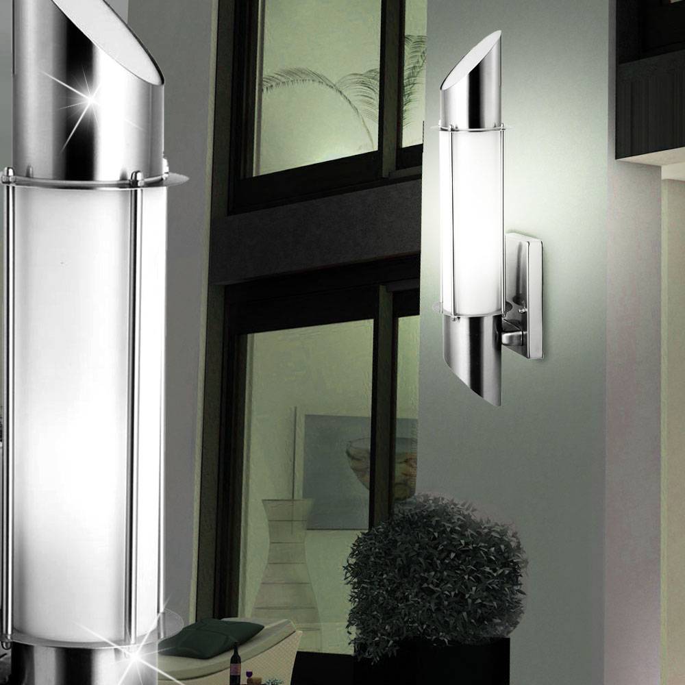 LED Wand Spot Strahler Lampe Leuchte Beleuchtung Sensor UP DOWN ALU Edelstahl Variante