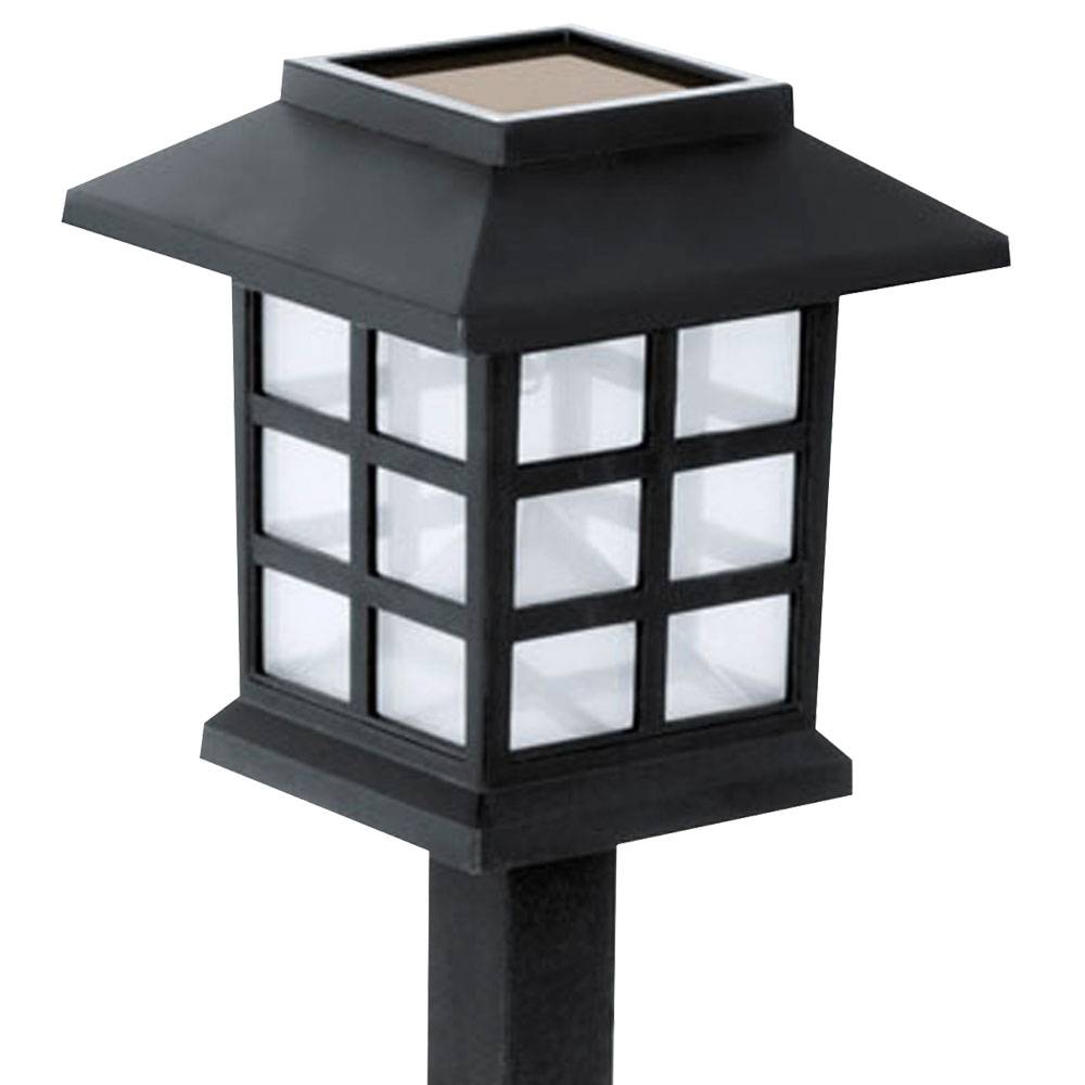 4er Set LED Solar Lampen Garten Steck Leuchten Terrassen Außen Beleuchtung Veranda Erdspieß Laternen