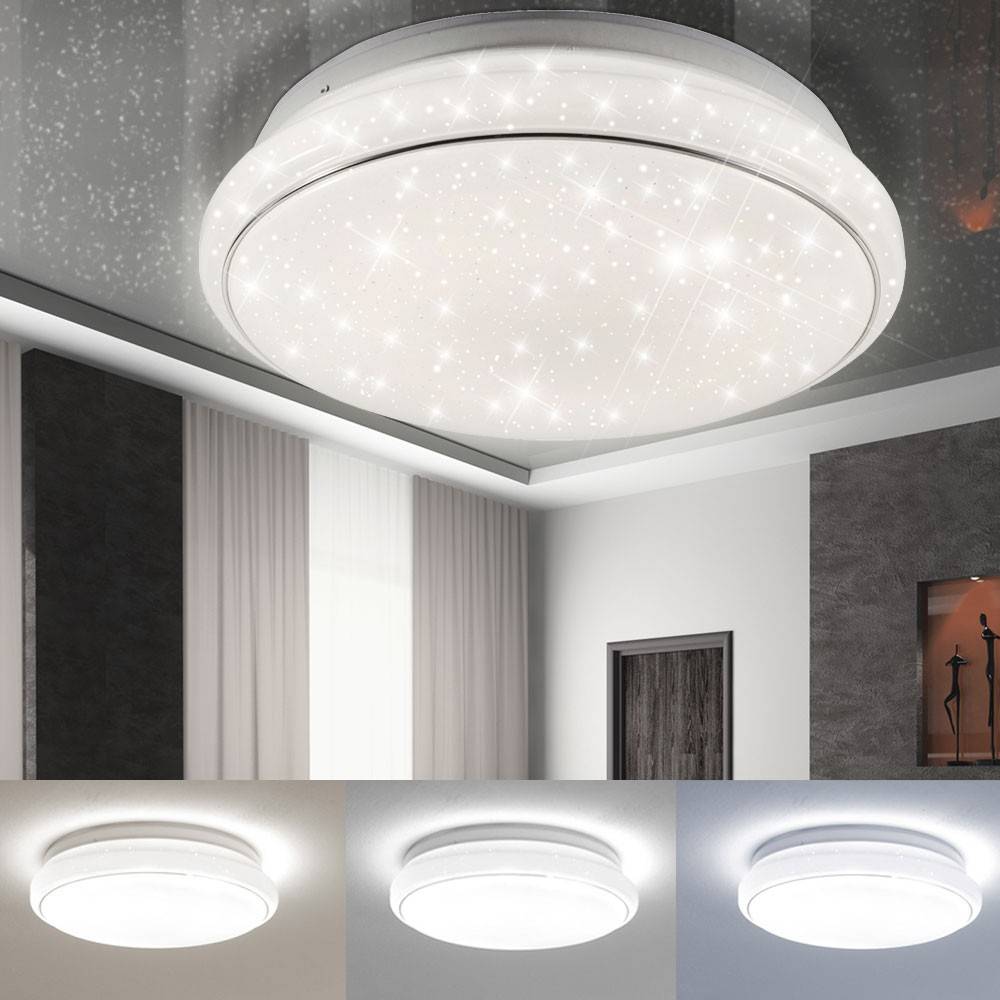LED Decken Lampe Wohn Zimmer Sternen Himmel Dimmer Leuchte CTT Schalltung LeuchtenDirekt