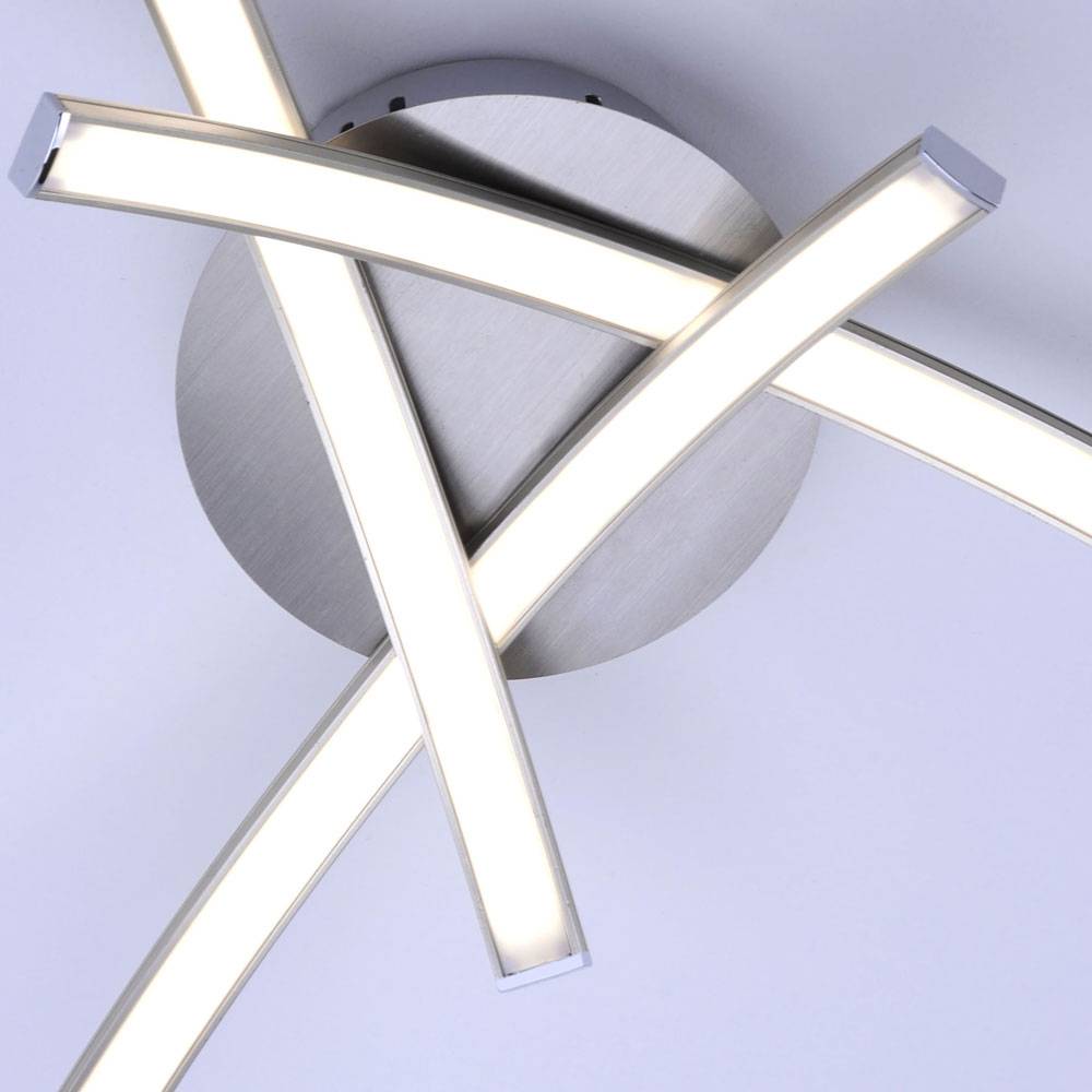 LED Decken Lampe Wohn Schlaf Zimmer Beleuchtung Strahler Leuchte gebogen