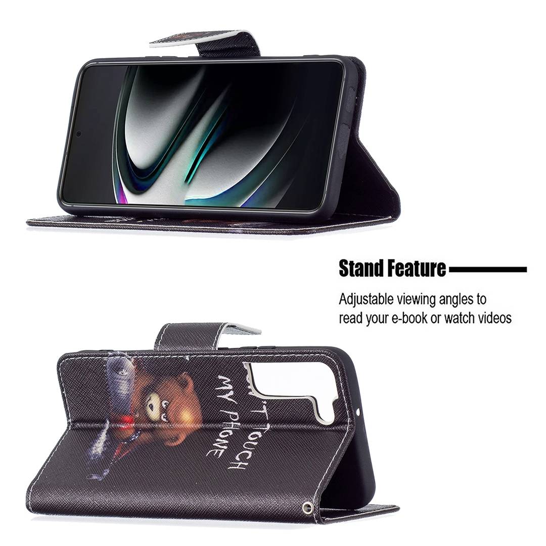 Für Samsung Galaxy S22 Plus 5G Kunstleder Handy Tasche Book Motiv 4 Schutz Hülle Case Cover Etui Neu
