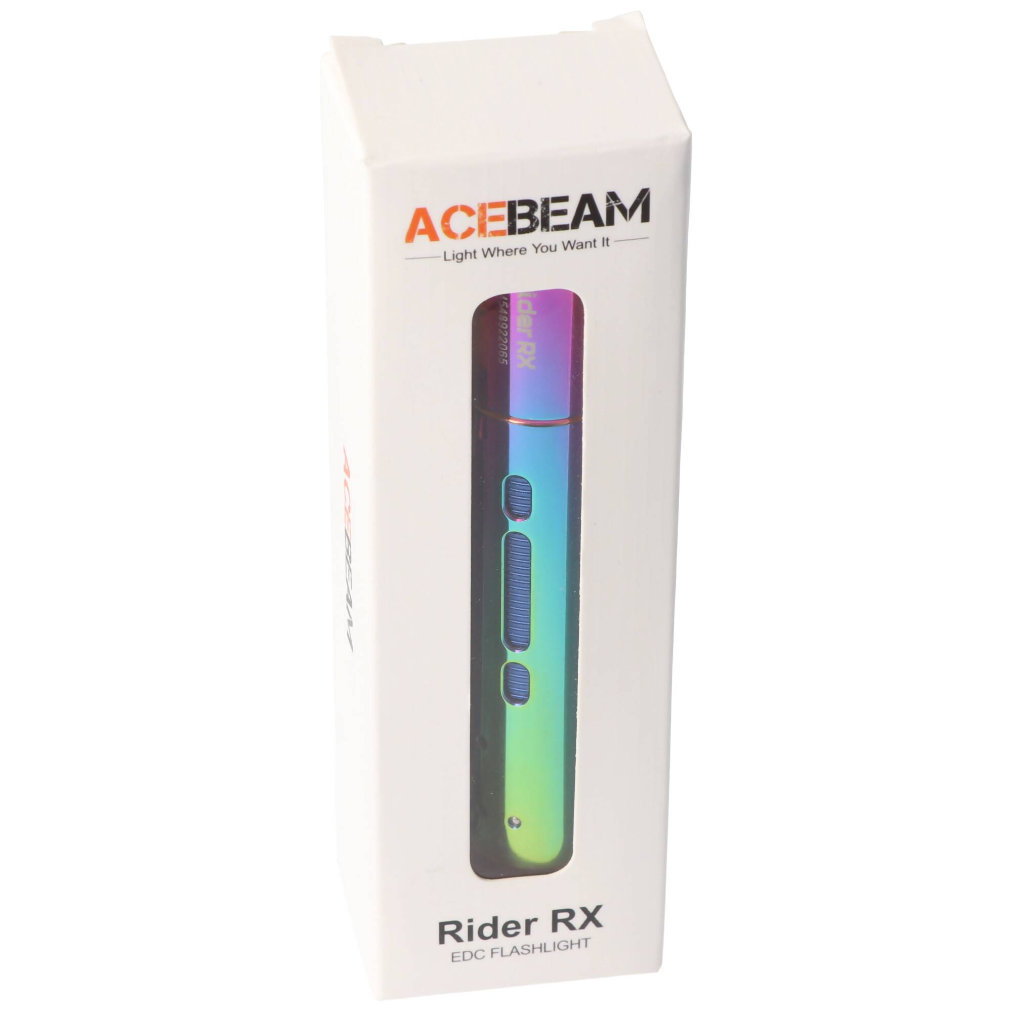 AceBeam Rider RX EDC mit 650 Lumen, kompakte LED-Taschenlampe, einhändige Bedienung, in fünf Farben erhältlich, inklusiv
