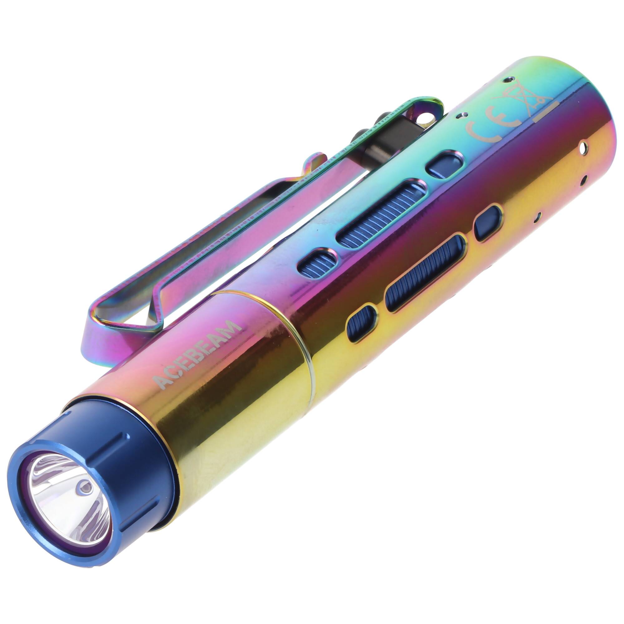 AceBeam Rider RX EDC mit 650 Lumen, kompakte LED-Taschenlampe, einhändige Bedienung, in fünf Farben erhältlich, inklusiv