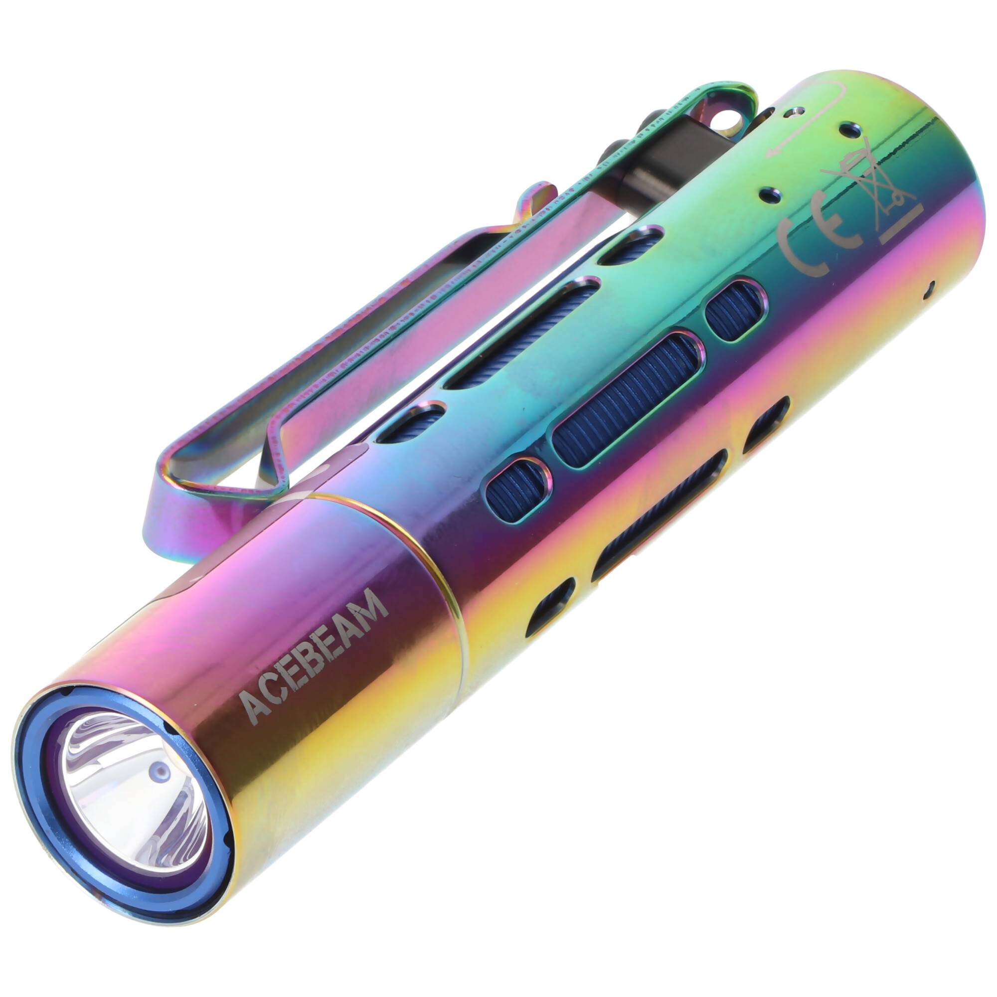 AceBeam Rider RX EDC mit 650 Lumen, kompakte LED-Taschenlampe, einhändige Bedienung, in fünf Farben erhältlich, inklusiv