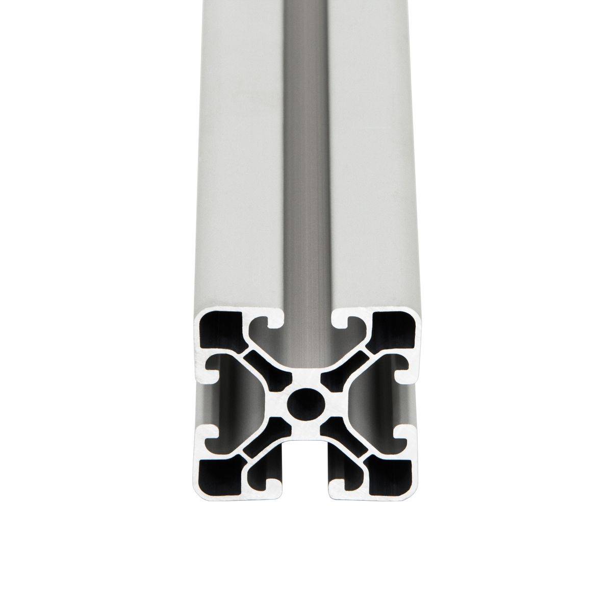 SCHMIDT systemprofile 12 Stück 2000mm Aluminium Profil 40x40mm Nut 8 Strebenprofil eloxiert 4040 Aluprofil Konstruktionsprofil 2m