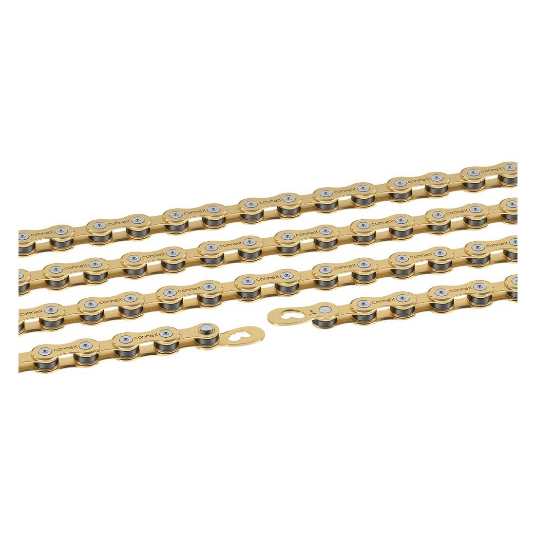 Connex 2321-09SG-1140 Schaltungskette "9SG", 1/2"x11/128", 114 Glieder, 6,6 mm, 9-fach, gold