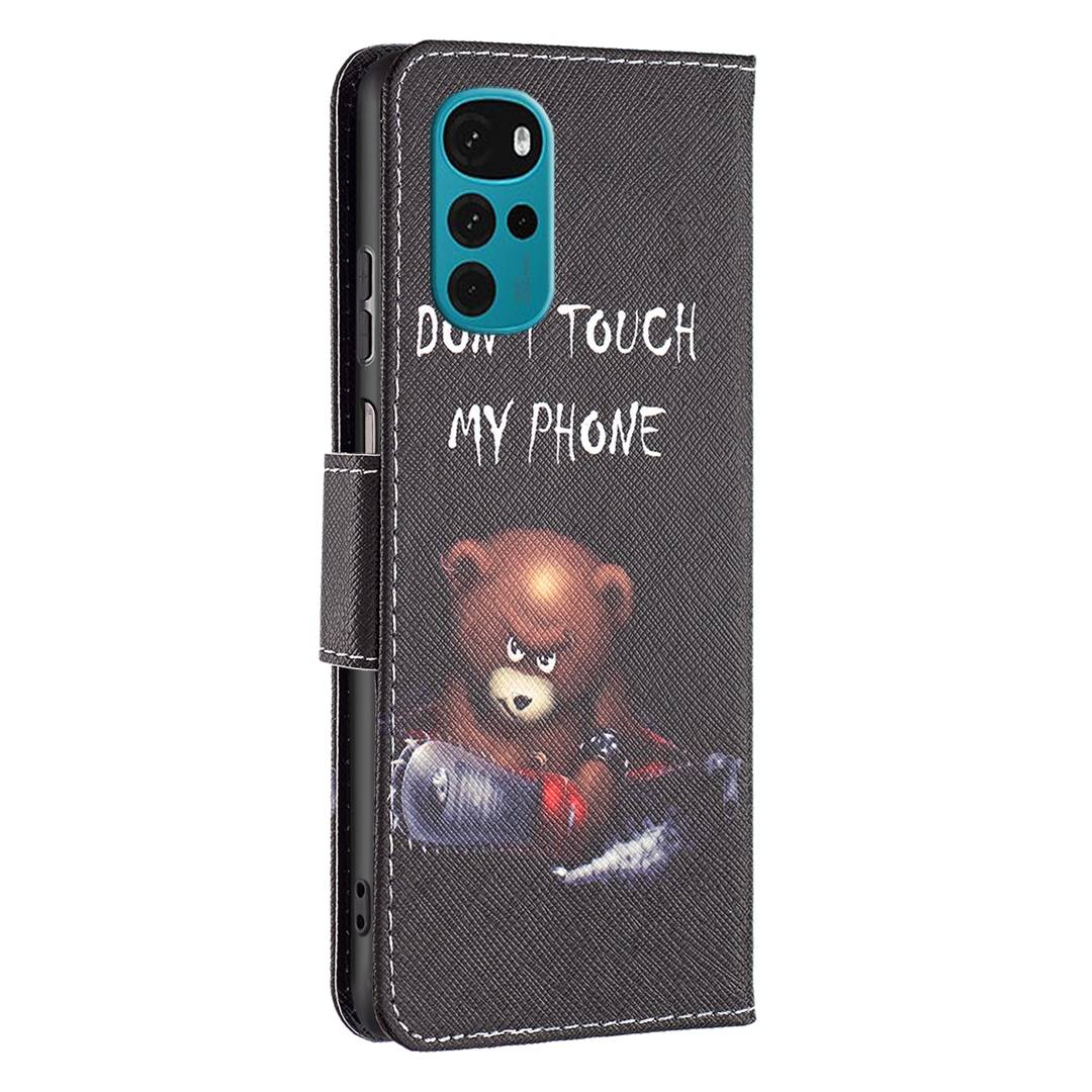 Für Motorola Moto G22 Kunstleder Handy Tasche Book Motiv 1 Schutz Hülle Case Cover Etui Neu
