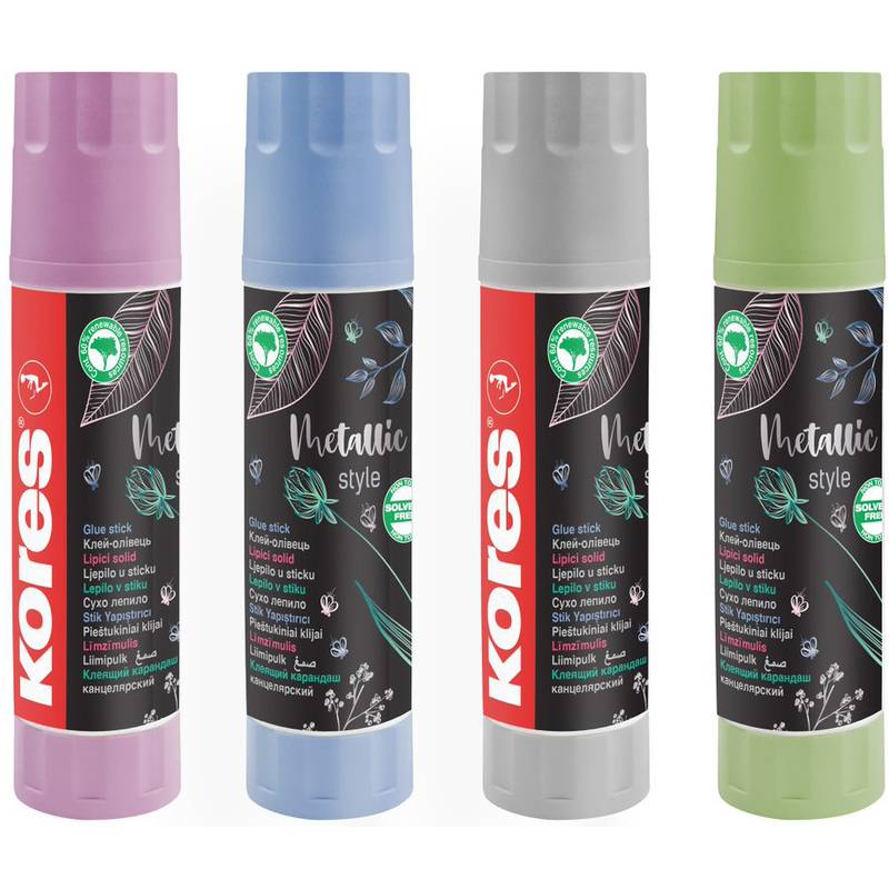 Kores Klebestift "Metallic Style", 20 g, lösungsmittelfrei