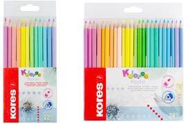 Kores Dreikant-Buntstifte ''Kolores Pastel'', 12er Kartonetui Minenstärke: 3 mm, stark pigmentiert