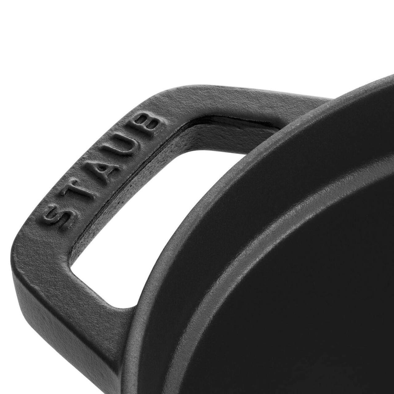 STAUB Gusseisen FR, oval, 33 cm, Schwarz Staub/La Cocotte