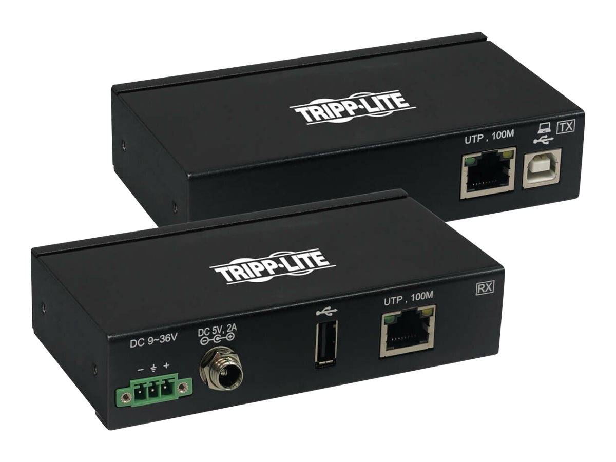 TRIPP - Eaton Tripp Lite Series USB over Cat6 Extender 1-Port Industrial, ESD Protection, PoC