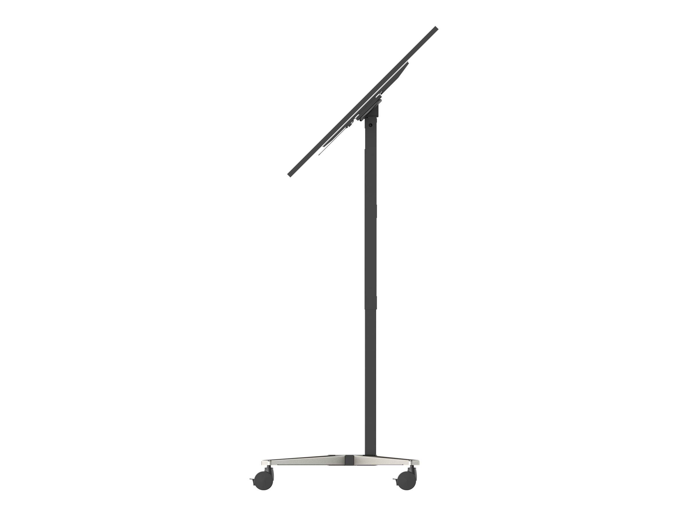 Vision Wagen - robust - für Flachbildschirm - Stahl - mattschwarz - Bildschirmgr