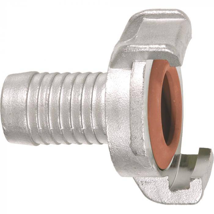 GEKA® plus Schlauchstück EK - für Trinkwasser - Edelstahl - Schlauchgröße 1/2" - Schlauch ID 13 mm