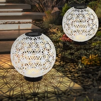 Kugelleuchte Solarleuchten für Außen Solarlampe orientalische Kugel LED Gartenkugeln Solar, Beton Optik in weiß Lichteffekt, 1x LED warmweiß, DxH Kugelleuchte Solarleuchten für Außen Solarlampe orientalische Kugel LED Gartenkugeln Solar, Beton Optik in weiß Lichteffekt, 1x LED warmweiß, DxH