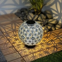 Solarlampe Kugelsolarleuchten für Außen orientalische Kugel LED Gartenkugeln Solar, Beton Optik in weiß Lichteffekt, 1x LED warmweiß, DxH 20x21 cm Solarlampe Kugelsolarleuchten für Außen orientalische Kugel LED Gartenkugeln Solar, Beton Optik in weiß Lichteffekt, 1x LED warmweiß, DxH 20x21 cm
