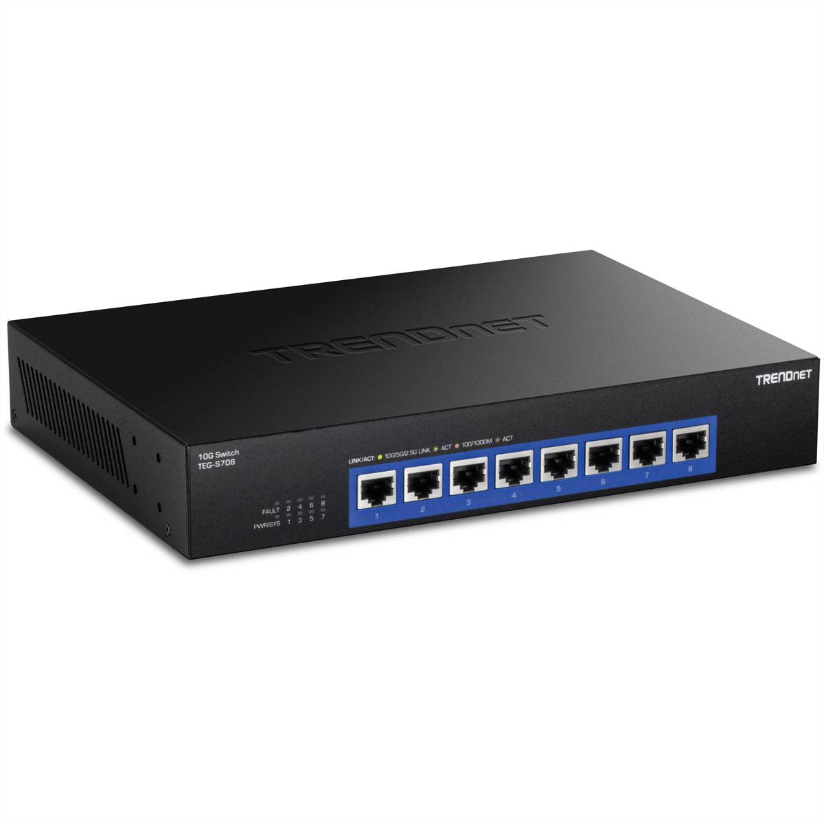 TRENDnet TEG S708 - Switch - 8 x 100/1000/2.5G/5G/10GBase-T