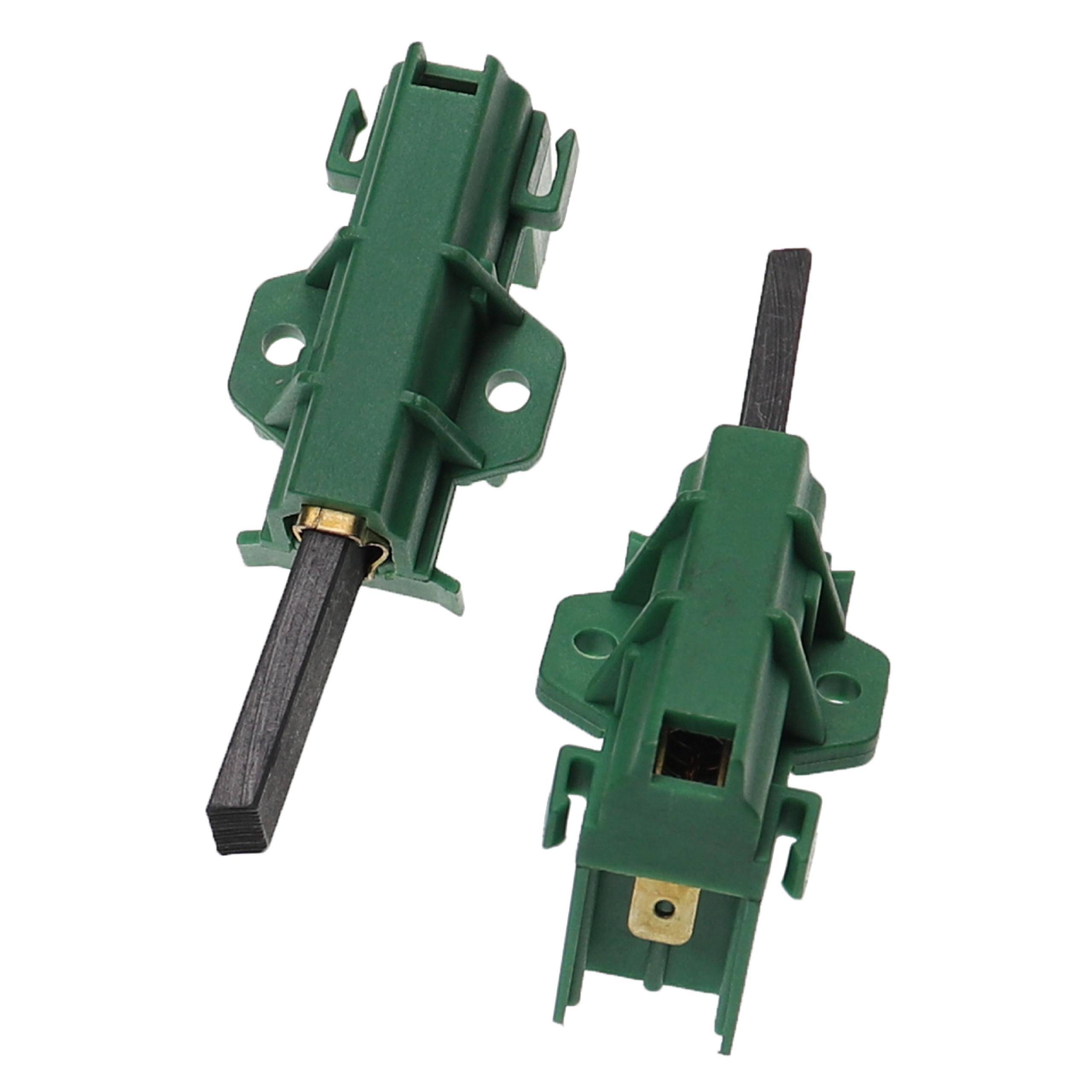 vhbw 2x Kohlebürste kompatibel mit Blomberg WTC9602X, WMB81441, WMB91235, WMB91221, WMB91042 Waschmaschine, Trockner