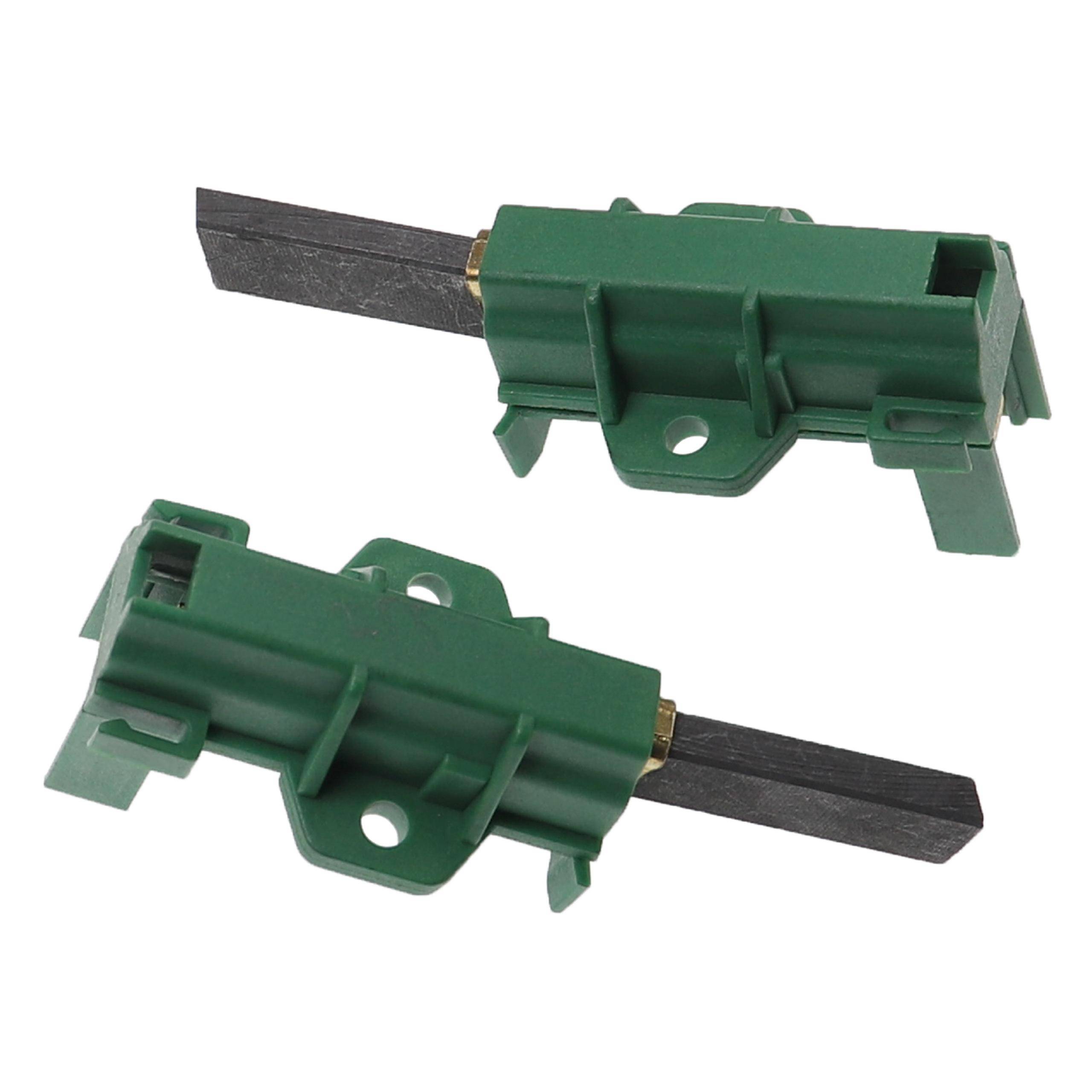vhbw 2x Kohlebürste kompatibel mit Blomberg DDWMB91, DNM JNRB, D38101E, DNMB7S7K, DDWMB61, D57102E, D49101E, D48101ES Waschmaschine, Trockner
