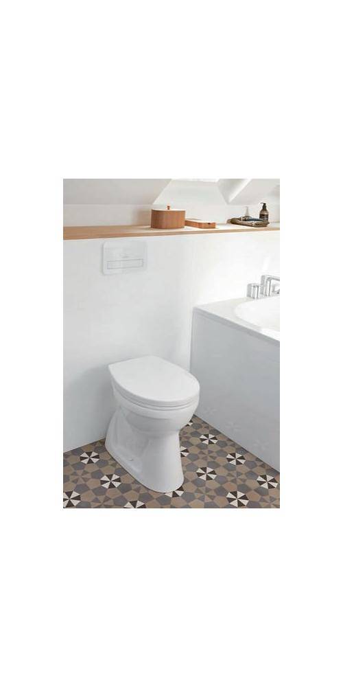 Villeroy & Boch V&B Stand-Tiefspül-WC O.NOVO spülrandlos Abgang