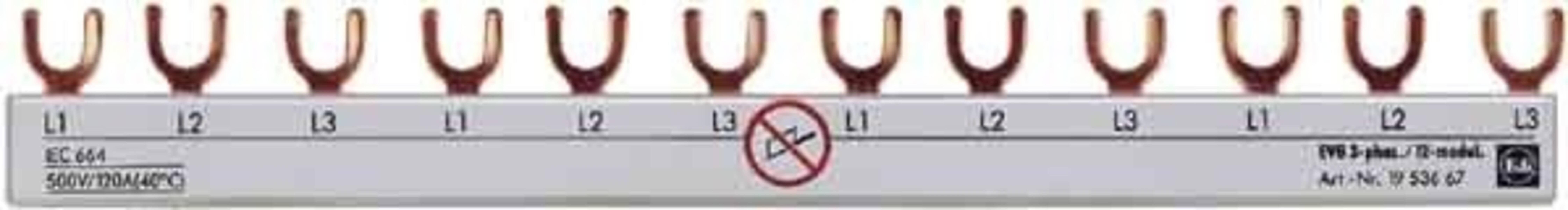 Eaton Sammelschiene EVG-3PHAS/12MODUL/HI