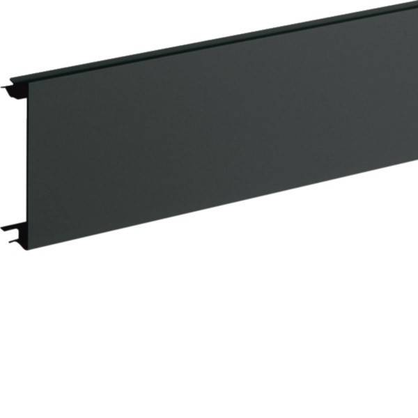 Ein langes, flaches, dunkel gefärbtes Panel mit rechteckiger Form, das ein schlankes und minimalistisches Design aufweist. Keine sichtbaren Texturen oder Markierungen.