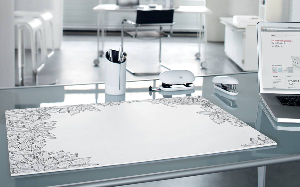 SIGEL Papier-Schreibunterlage Design, Adult Coloring, 595x410 mm, 20 Blatt