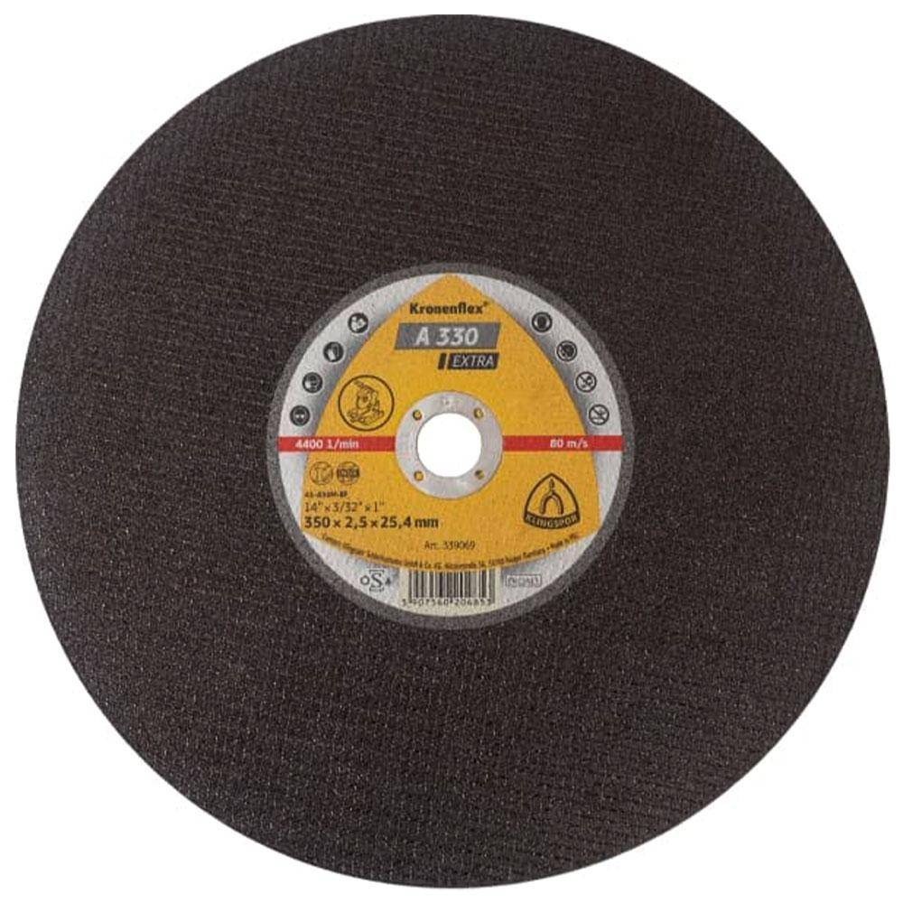 Kronenflex® Großtrennscheibe A 330 Extra - Ø 356 mm - Bohrung 25,4 mm - VE 10 Stück - Preis per VE