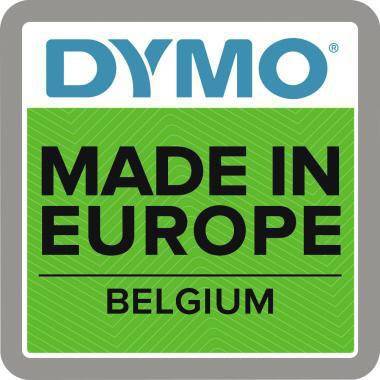 DYMO-Etikett mit der Aufschrift „MADE IN EUROPE