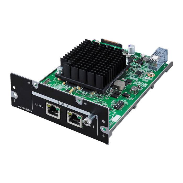 PANASONIC AV-UHS5M6G - NDI I/F-Einheit für AV-UHS500 UHD Live-Video Mischer (NDI-Unterstützung | IP-Übertragung über NDI