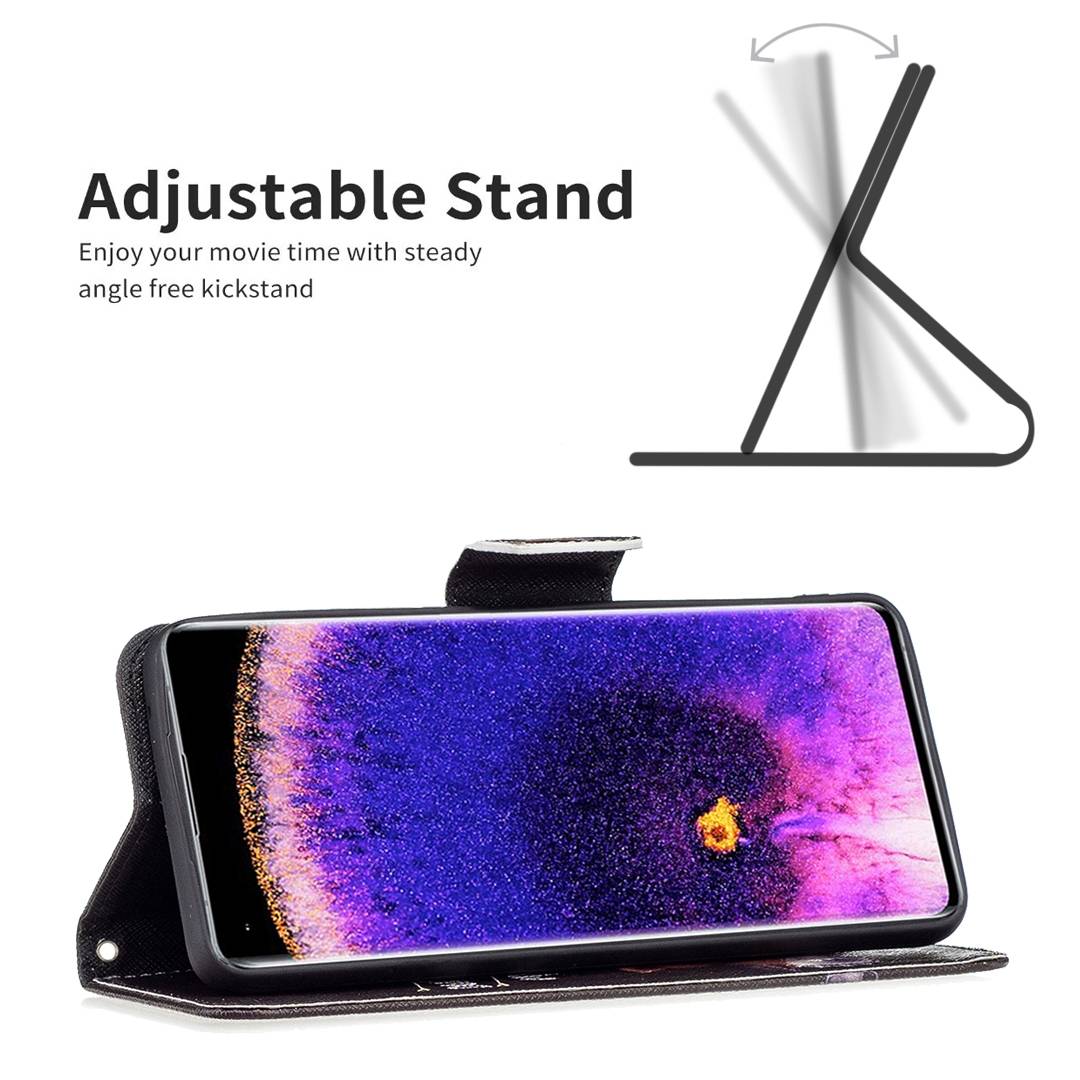 Für OPPO Find X5 Kunstleder Handy Tasche Book Motiv 1 Schutz Hülle Case Cover Etui Neu