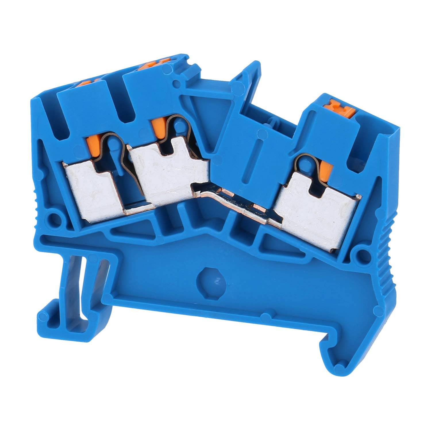 Phoenix Contact Durchgangsklemme PTS 2,5-TWIN BU Push-In-Anschluss Nennspannung 800V - 1 Stück