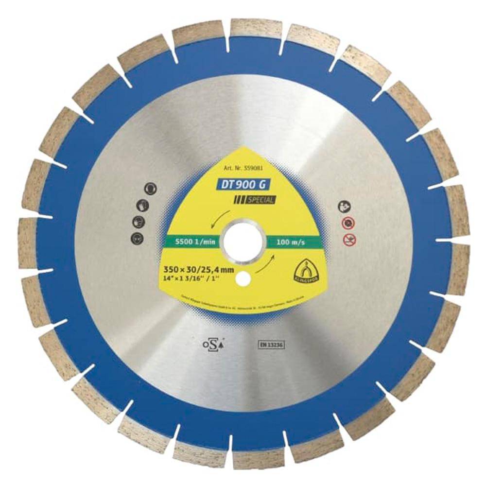 Diamantgroßtrennscheibe DT 900 G Special - Durchmesser 300 mm - Bohrung 30 mm - lasergeschweißt