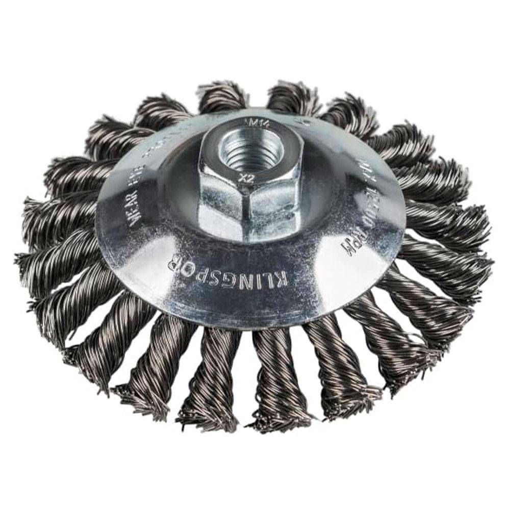 Kegelbürste BK 600 Z - Stahl - Ø 100 mm - Gewinde M 14 - Preis per Stück