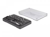 Delock - Präzisions-Schraubendrehergriff mit Bit- und Stecknuss-Set