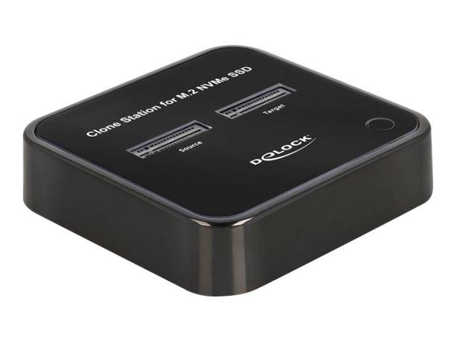 Delock - SSD-Dockingstation mit Klon-Funktion Schächte: 2 - M.2 - M.2 NVMe Card - USB 3.2 (Gen 2)