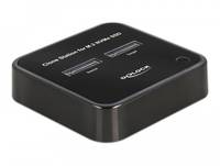 Delock - SSD-Dockingstation mit Klon-Funktion Schächte: 2 - M.2 - M.2 NVMe Card - USB 3.2 (Gen 2)