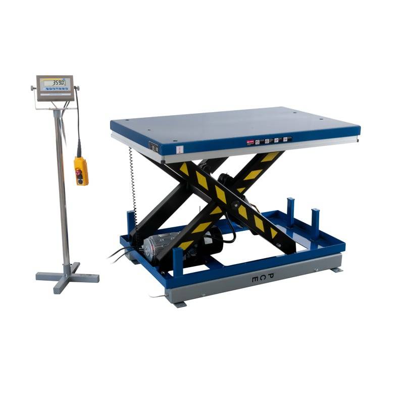 PCE Instruments Hubtischwaage PCE-HLTS 500 bis 500 kg |stufenlose Höhenverstellung 350 … 1130 mm |batteriebetrieben