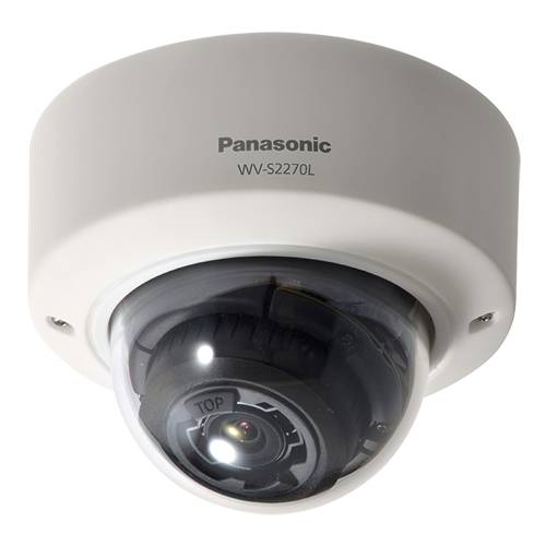 I-PRO WV-S2270L - Vandalismussichere 4K Kuppel-Netzwerkkamera für Innenbereiche (1/1.8" MOS-Sensor | IR-LED-Beleuchtung