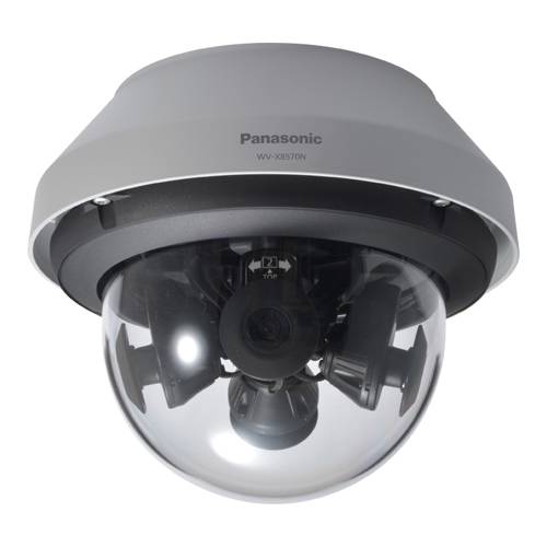 I-PRO WV-X8570N - 360° 4K Multisensor-Netzwerkkamera für Außenbereiche (4x 1/1.8" MOS-Sensor | 33 Megapixel |