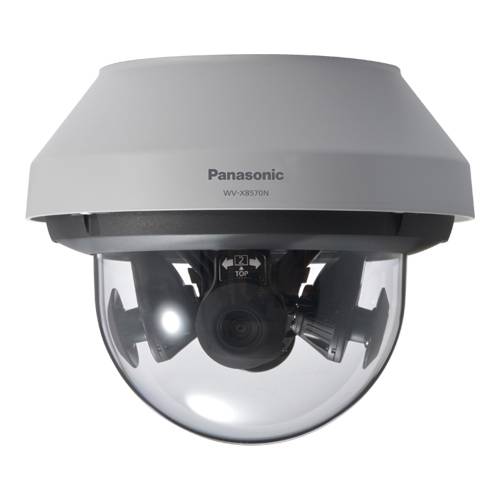 I-PRO WV-X8570N - 360° 4K Multisensor-Netzwerkkamera für Außenbereiche (4x 1/1.8" MOS-Sensor | 33 Megapixel |