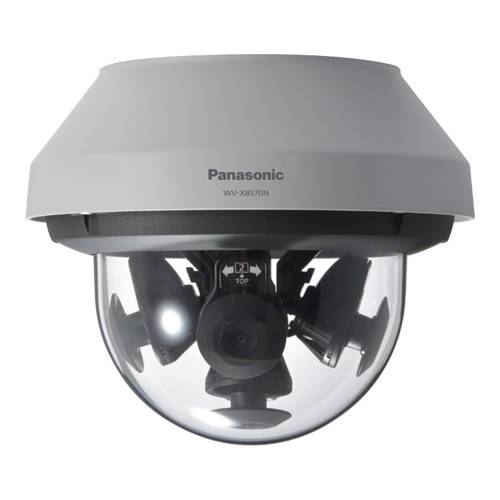 I-PRO WV-X8570N - 360° 4K Multisensor-Netzwerkkamera für Außenbereiche (4x 1/1.8" MOS-Sensor | 33 Megapixel |