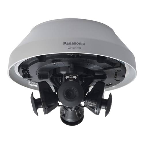 I-PRO WV-X8570N - 360° 4K Multisensor-Netzwerkkamera für Außenbereiche (4x 1/1.8" MOS-Sensor | 33 Megapixel |