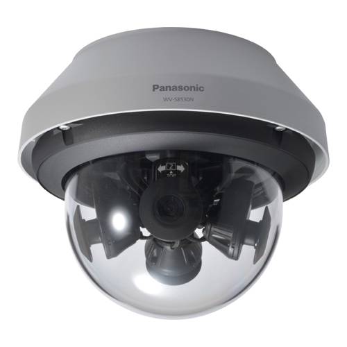 I-PRO WV-S8530N - 360° Full-HD Multisensor-Netzwerkkamera für Außenbereiche (4x 1/3" MOS-Sensor | 8 Megapixel |