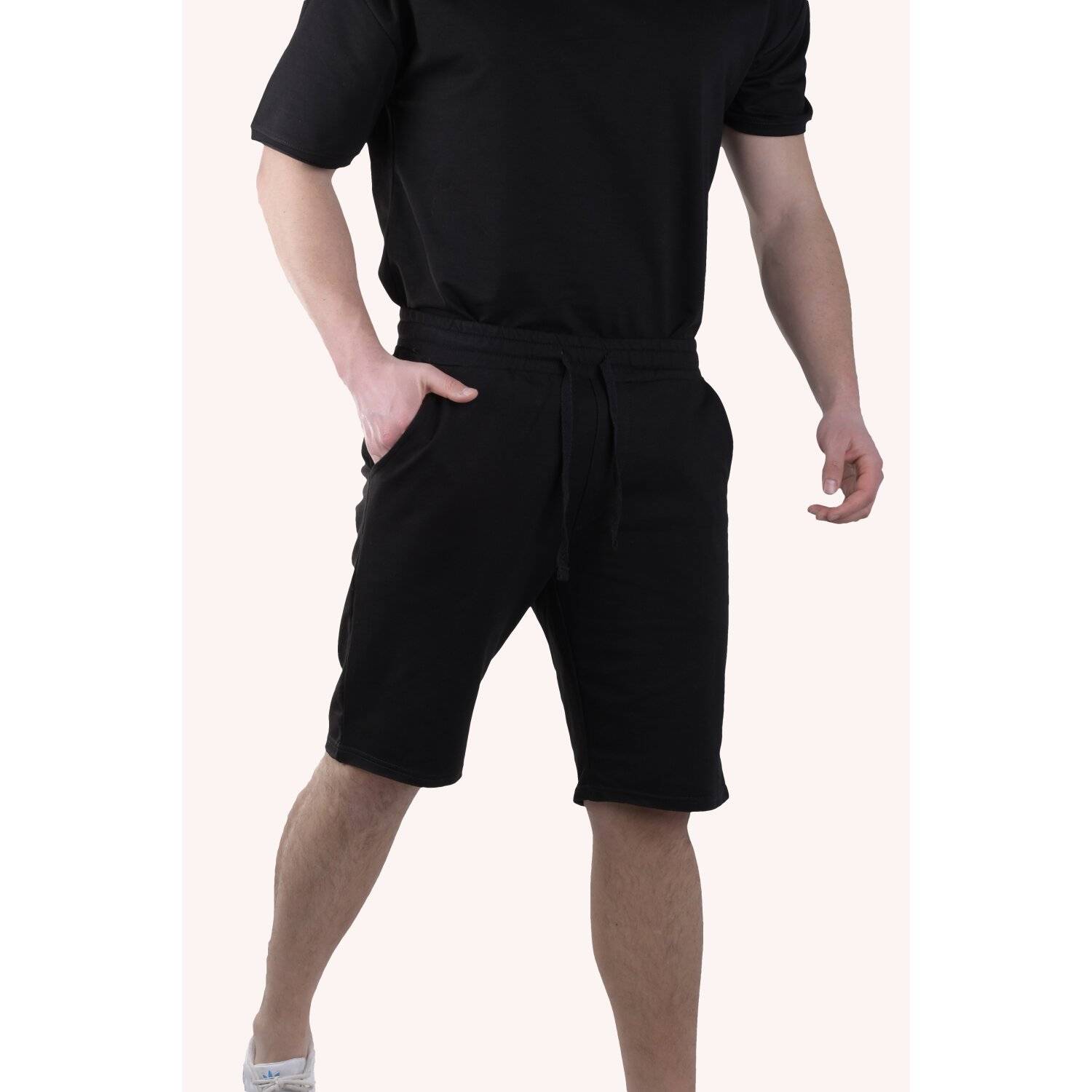 Kurze Hose Trainingshose Sporthose Sommer Shorts Hose Fitness Jogger JH-5011 M Schwarz