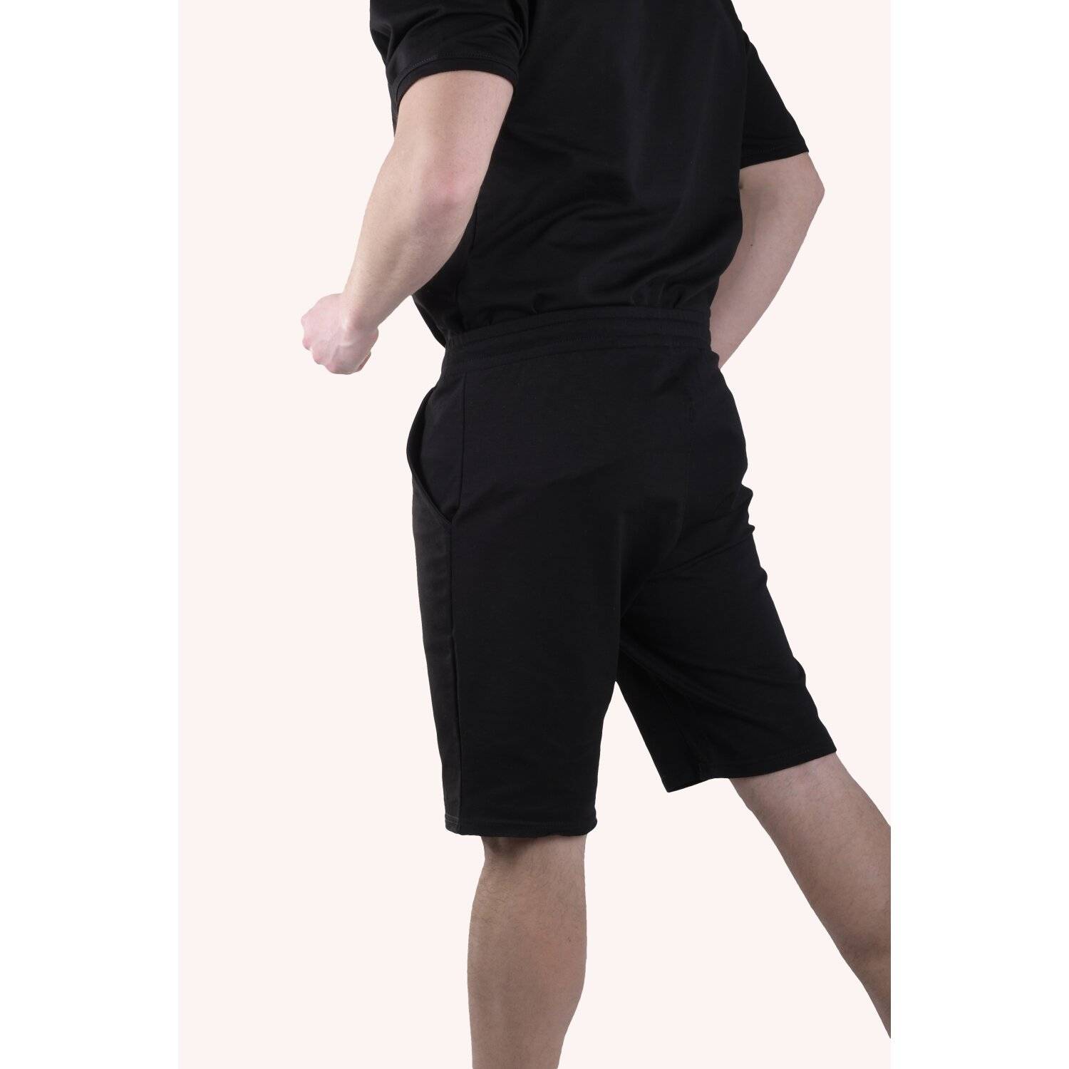 Kurze Hose Trainingshose Sporthose Sommer Shorts Hose Fitness Jogger JH-5011 M Schwarz