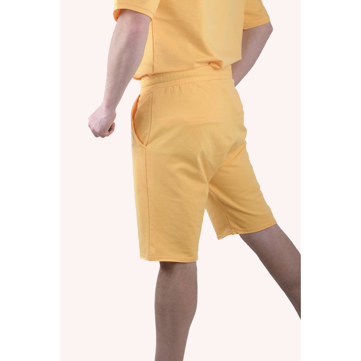 Kurze Hose Trainingshose Sporthose Sommer Shorts Hose Fitness Jogger JH-5011 M Gelb