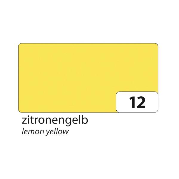 folia 6122/4/12 Tonkarton, 220 g/m², DIN A4, zitronengelb (100 Blatt)