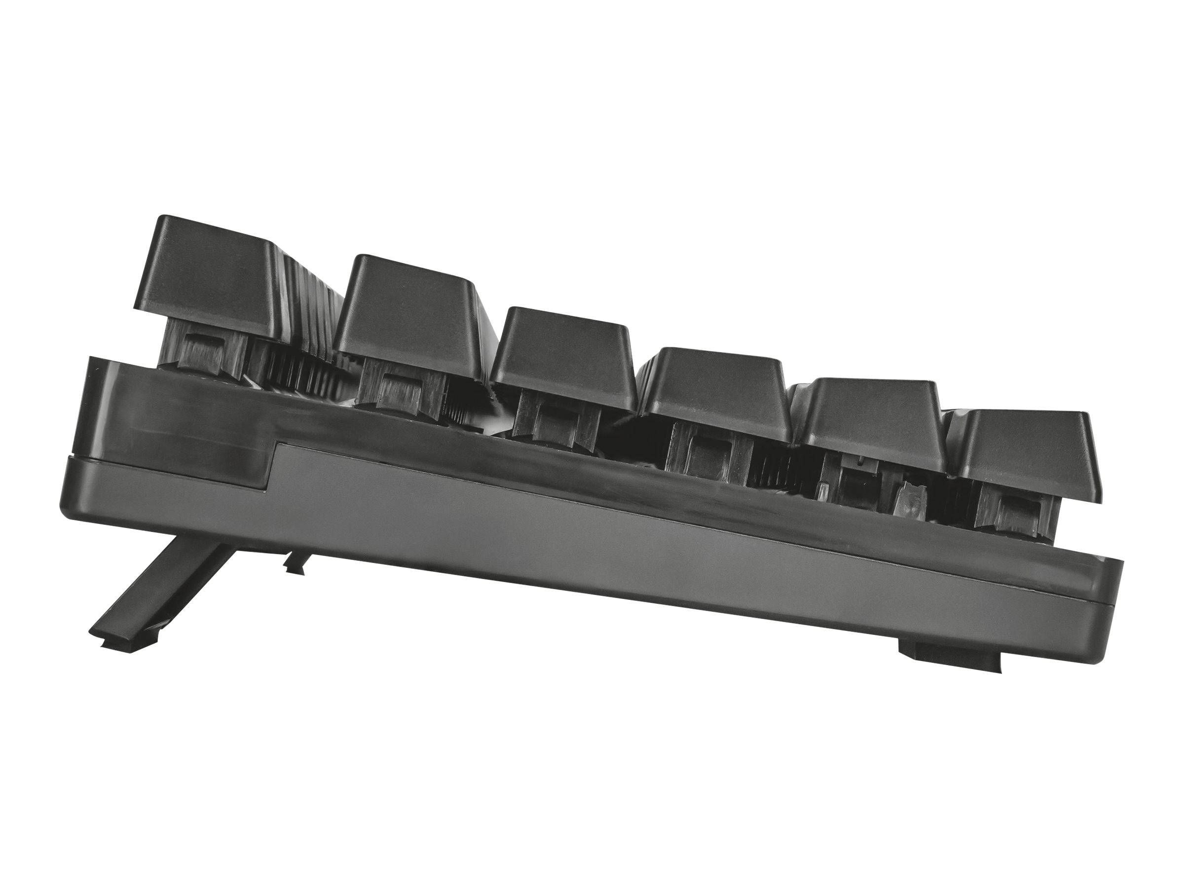 Trust GXT 835 Azor - Tastatur - hintergrundbeleuchtet