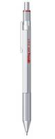 rOtring 600 Multipen 3in1 silber Feinminenstift Kugelschr. bl/rot - Messing - Si
